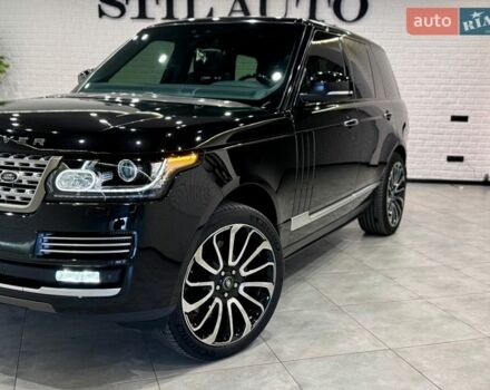 Черный Ленд Ровер Рендж Ровер, объемом двигателя 4.37 л и пробегом 3 тыс. км за 69999 $, фото 12 на Automoto.ua