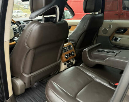 Черный Ленд Ровер Рендж Ровер, объемом двигателя 4.37 л и пробегом 161 тыс. км за 70990 $, фото 13 на Automoto.ua