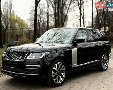 Черный Ленд Ровер Рендж Ровер, объемом двигателя 4.37 л и пробегом 81 тыс. км за 70000 $, фото 9 на Automoto.ua