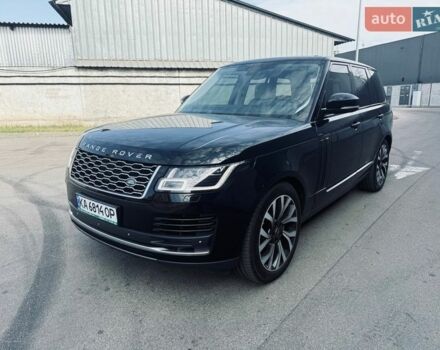 Черный Ленд Ровер Рендж Ровер, объемом двигателя 4.37 л и пробегом 90 тыс. км за 65000 $, фото 3 на Automoto.ua