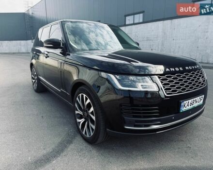 Черный Ленд Ровер Рендж Ровер, объемом двигателя 4.37 л и пробегом 90 тыс. км за 65000 $, фото 8 на Automoto.ua