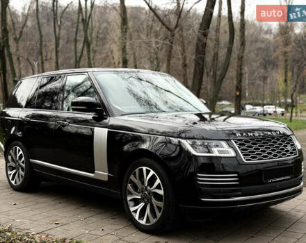 Черный Ленд Ровер Рендж Ровер, объемом двигателя 4.37 л и пробегом 81 тыс. км за 70000 $, фото 16 на Automoto.ua