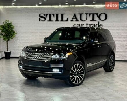 Черный Ленд Ровер Рендж Ровер, объемом двигателя 4.37 л и пробегом 3 тыс. км за 69999 $, фото 86 на Automoto.ua