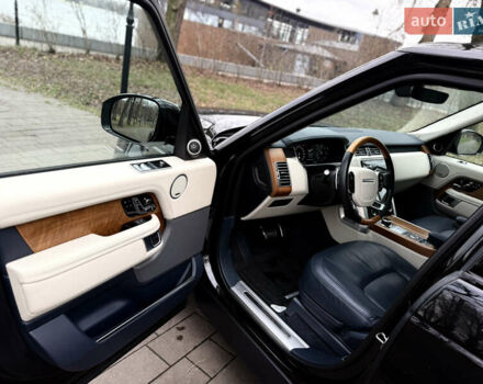 Черный Ленд Ровер Рендж Ровер, объемом двигателя 4.37 л и пробегом 81 тыс. км за 68000 $, фото 22 на Automoto.ua