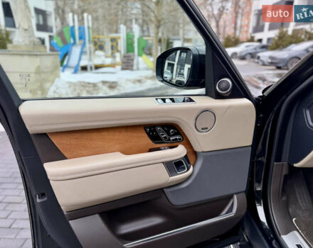 Черный Ленд Ровер Рендж Ровер, объемом двигателя 2.99 л и пробегом 200 тыс. км за 57000 $, фото 11 на Automoto.ua