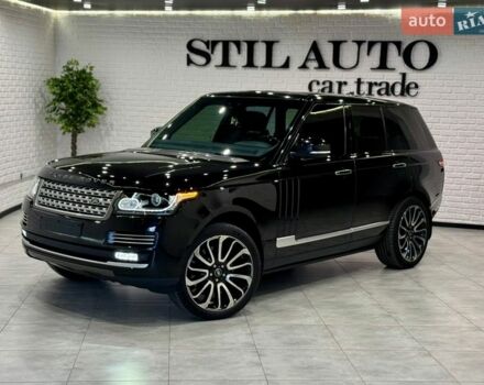 Черный Ленд Ровер Рендж Ровер, объемом двигателя 4.37 л и пробегом 3 тыс. км за 69999 $, фото 82 на Automoto.ua