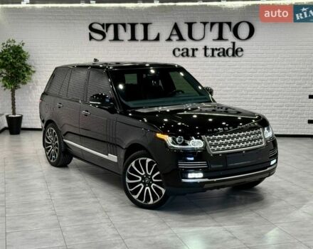 Черный Ленд Ровер Рендж Ровер, объемом двигателя 4.37 л и пробегом 3 тыс. км за 69999 $, фото 10 на Automoto.ua