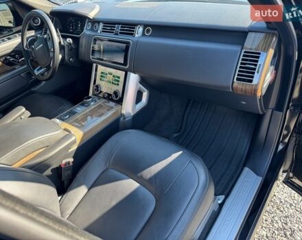 Чорний Ленд Ровер Рендж Ровер, об'ємом двигуна 5 л та пробігом 194 тис. км за 48900 $, фото 14 на Automoto.ua