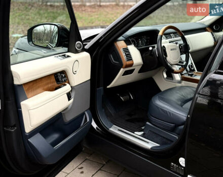 Черный Ленд Ровер Рендж Ровер, объемом двигателя 4.37 л и пробегом 81 тыс. км за 68000 $, фото 20 на Automoto.ua