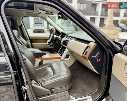 Черный Ленд Ровер Рендж Ровер, объемом двигателя 2.99 л и пробегом 200 тыс. км за 57000 $, фото 15 на Automoto.ua