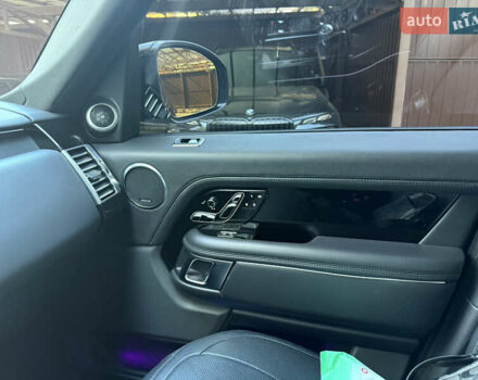 Черный Ленд Ровер Рендж Ровер, объемом двигателя 5 л и пробегом 95 тыс. км за 54000 $, фото 15 на Automoto.ua