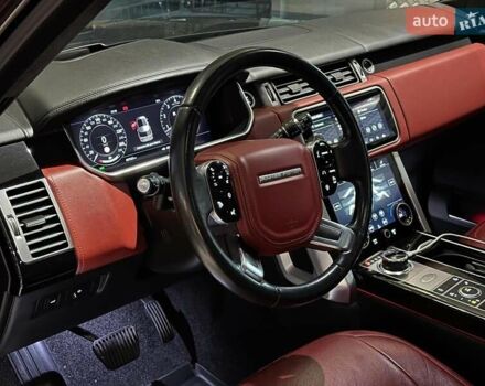 Чорний Ленд Ровер Рендж Ровер, об'ємом двигуна 5 л та пробігом 97 тис. км за 67490 $, фото 15 на Automoto.ua