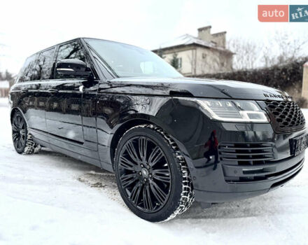 Чорний Ленд Ровер Рендж Ровер, об'ємом двигуна 4.37 л та пробігом 145 тис. км за 77000 $, фото 3 на Automoto.ua