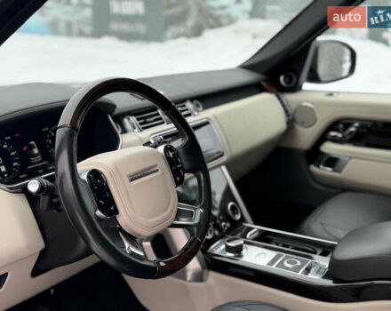 Чорний Ленд Ровер Рендж Ровер, об'ємом двигуна 5 л та пробігом 163 тис. км за 74000 $, фото 15 на Automoto.ua