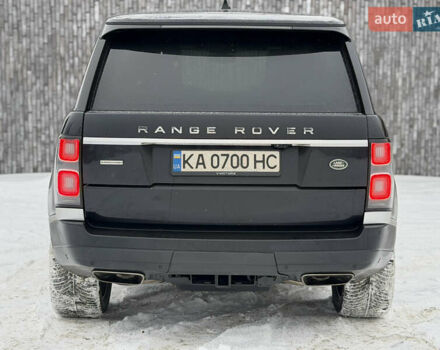 Черный Ленд Ровер Рендж Ровер, объемом двигателя 5 л и пробегом 163 тыс. км за 57000 $, фото 18 на Automoto.ua