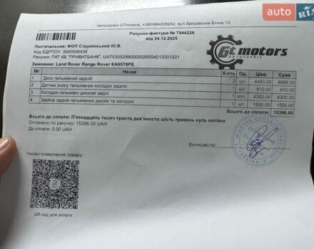 Черный Ленд Ровер Рендж Ровер, объемом двигателя 3 л и пробегом 176 тыс. км за 45900 $, фото 2 на Automoto.ua
