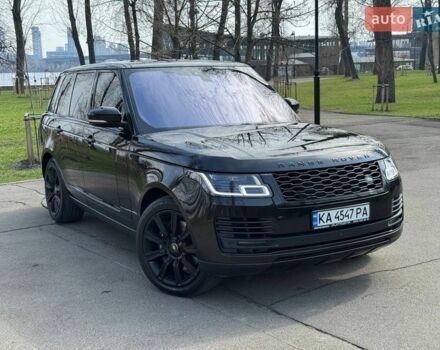 Черный Ленд Ровер Рендж Ровер, объемом двигателя 4.37 л и пробегом 119 тыс. км за 61900 $, фото 2 на Automoto.ua