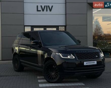 Черный Ленд Ровер Рендж Ровер, объемом двигателя 4.37 л и пробегом 137 тыс. км за 69000 $, фото 2 на Automoto.ua
