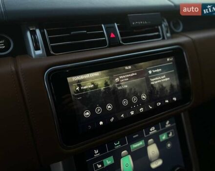 Черный Ленд Ровер Рендж Ровер, объемом двигателя 4.37 л и пробегом 137 тыс. км за 69000 $, фото 13 на Automoto.ua