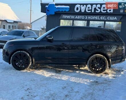 Черный Ленд Ровер Рендж Ровер, объемом двигателя 5 л и пробегом 163 тыс. км за 59000 $, фото 2 на Automoto.ua