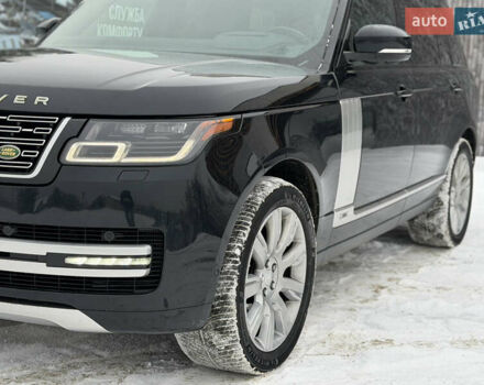 Черный Ленд Ровер Рендж Ровер, объемом двигателя 5 л и пробегом 163 тыс. км за 57000 $, фото 3 на Automoto.ua