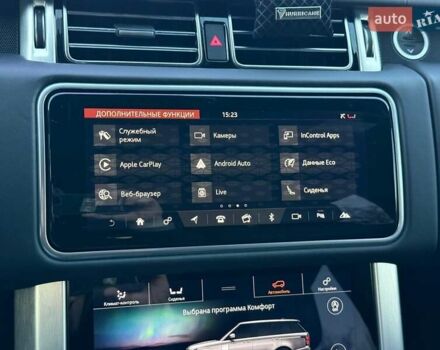 Чорний Ленд Ровер Рендж Ровер, об'ємом двигуна 5 л та пробігом 163 тис. км за 63000 $, фото 47 на Automoto.ua