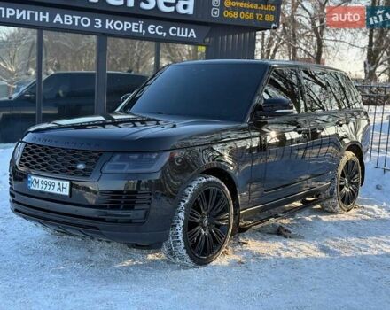 Чорний Ленд Ровер Рендж Ровер, об'ємом двигуна 5 л та пробігом 163 тис. км за 63000 $, фото 4 на Automoto.ua