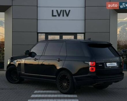 Черный Ленд Ровер Рендж Ровер, объемом двигателя 4.37 л и пробегом 137 тыс. км за 69000 $, фото 4 на Automoto.ua