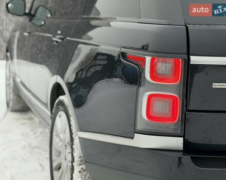 Черный Ленд Ровер Рендж Ровер, объемом двигателя 5 л и пробегом 163 тыс. км за 57000 $, фото 12 на Automoto.ua