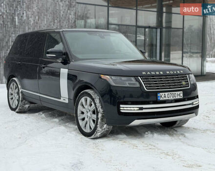 Черный Ленд Ровер Рендж Ровер, объемом двигателя 5 л и пробегом 163 тыс. км за 57000 $, фото 7 на Automoto.ua