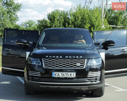 Черный Ленд Ровер Рендж Ровер, объемом двигателя 4.37 л и пробегом 134 тыс. км за 68500 $, фото 2 на Automoto.ua