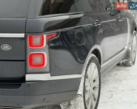 Черный Ленд Ровер Рендж Ровер, объемом двигателя 5 л и пробегом 163 тыс. км за 57000 $, фото 11 на Automoto.ua
