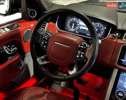 Чорний Ленд Ровер Рендж Ровер, об'ємом двигуна 5 л та пробігом 97 тис. км за 67490 $, фото 25 на Automoto.ua