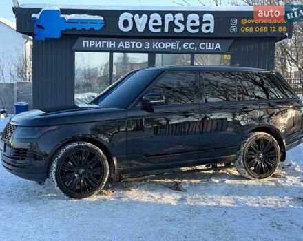 Чорний Ленд Ровер Рендж Ровер, об'ємом двигуна 5 л та пробігом 163 тис. км за 63000 $, фото 1 на Automoto.ua