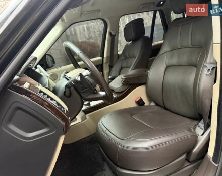 Чорний Ленд Ровер Рендж Ровер, об'ємом двигуна 3 л та пробігом 100 тис. км за 63000 $, фото 15 на Automoto.ua