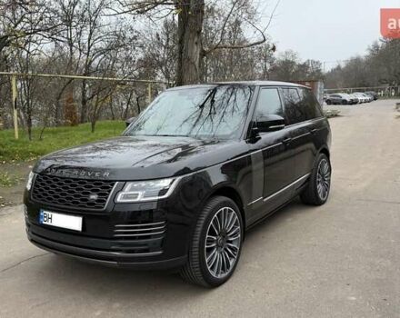 Черный Ленд Ровер Рендж Ровер, объемом двигателя 4.37 л и пробегом 52 тыс. км за 115000 $, фото 1 на Automoto.ua