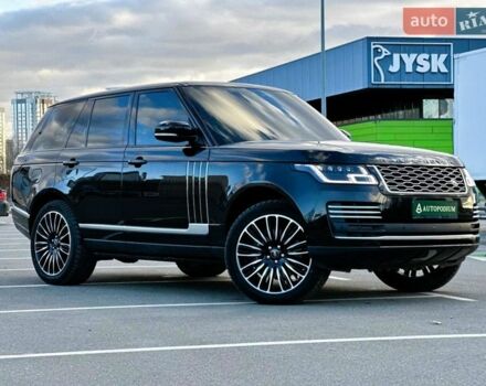 Чорний Ленд Ровер Рендж Ровер, об'ємом двигуна 5 л та пробігом 122 тис. км за 79999 $, фото 1 на Automoto.ua