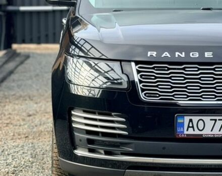 Черный Ленд Ровер Рендж Ровер, объемом двигателя 5 л и пробегом 78 тыс. км за 87000 $, фото 3 на Automoto.ua