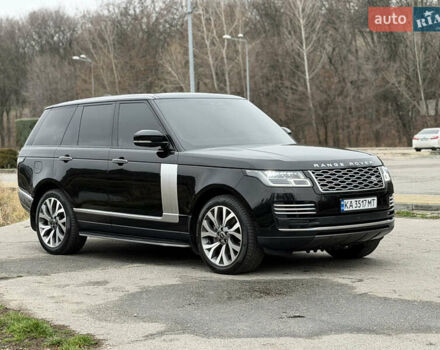 Черный Ленд Ровер Рендж Ровер, объемом двигателя 4.37 л и пробегом 95 тыс. км за 90500 $, фото 1 на Automoto.ua