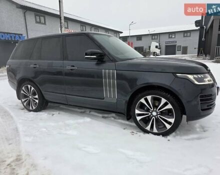 Чорний Ленд Ровер Рендж Ровер, об'ємом двигуна 5 л та пробігом 118 тис. км за 90000 $, фото 1 на Automoto.ua