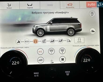 Черный Ленд Ровер Рендж Ровер, объемом двигателя 4.37 л и пробегом 29 тыс. км за 97000 $, фото 24 на Automoto.ua