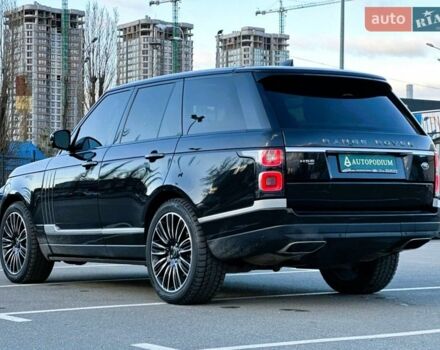 Черный Ленд Ровер Рендж Ровер, объемом двигателя 5 л и пробегом 125 тыс. км за 79900 $, фото 17 на Automoto.ua