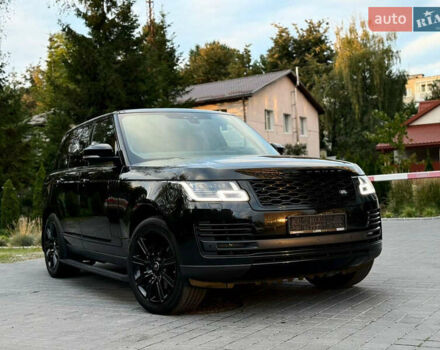 Черный Ленд Ровер Рендж Ровер, объемом двигателя 4.4 л и пробегом 154 тыс. км за 76500 $, фото 3 на Automoto.ua