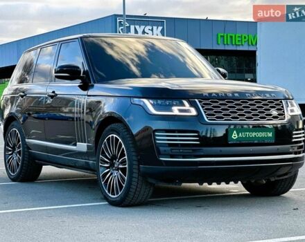 Черный Ленд Ровер Рендж Ровер, объемом двигателя 5 л и пробегом 125 тыс. км за 79900 $, фото 8 на Automoto.ua