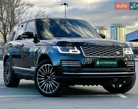 Черный Ленд Ровер Рендж Ровер, объемом двигателя 5 л и пробегом 125 тыс. км за 79900 $, фото 1 на Automoto.ua