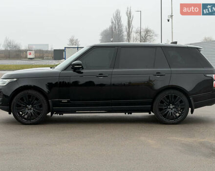 Черный Ленд Ровер Рендж Ровер, объемом двигателя 3 л и пробегом 105 тыс. км за 84000 $, фото 3 на Automoto.ua