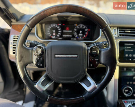 Черный Ленд Ровер Рендж Ровер, объемом двигателя 3 л и пробегом 75 тыс. км за 82000 $, фото 18 на Automoto.ua