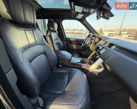 Черный Ленд Ровер Рендж Ровер, объемом двигателя 3 л и пробегом 75 тыс. км за 82000 $, фото 49 на Automoto.ua