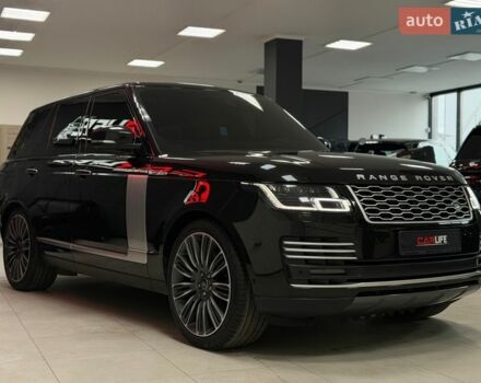 Черный Ленд Ровер Рендж Ровер, объемом двигателя 3 л и пробегом 49 тыс. км за 93500 $, фото 9 на Automoto.ua