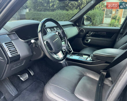 Черный Ленд Ровер Рендж Ровер, объемом двигателя 5 л и пробегом 77 тыс. км за 73499 $, фото 95 на Automoto.ua